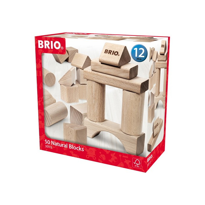 Set 50 Bloques Construcción - BRIO BRIO BRIO