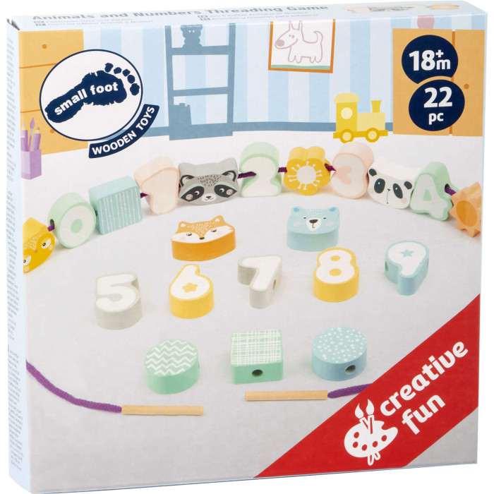 Juego para enhebrar en colores pastel - LEGLER LEGLER LEGLER