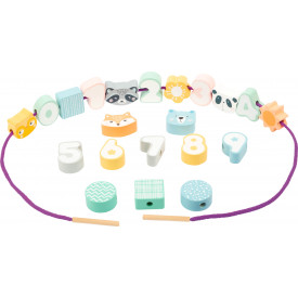 Juego para enhebrar en colores pastel - LEGLER LEGLER LEGLER