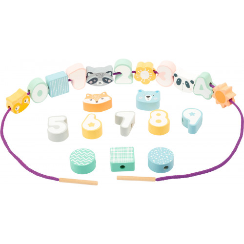 Juego para enhebrar en colores pastel - LEGLER LEGLER LEGLER