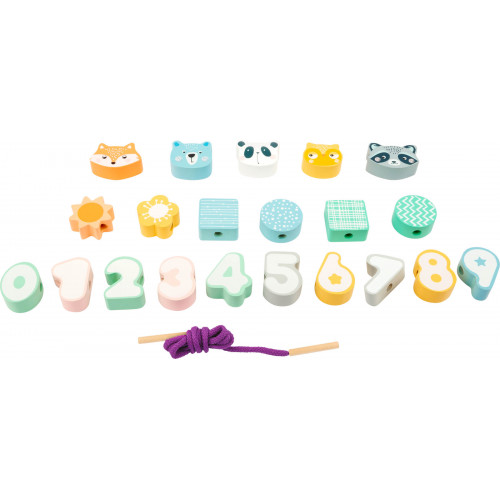 Juego para enhebrar en colores pastel - LEGLER LEGLER LEGLER