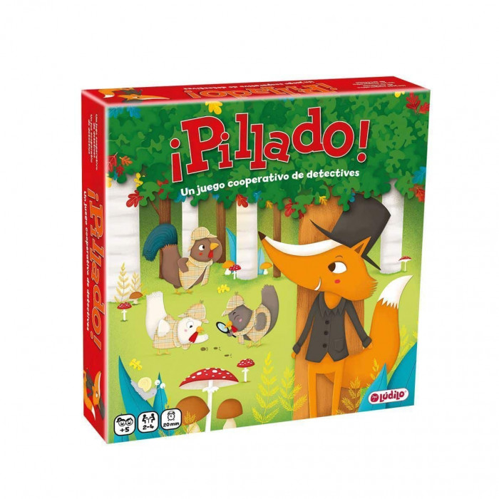 Juego de mesa cooperativo infantil Pillado para niños
