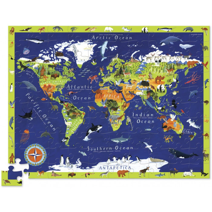 Puzzle Descubrir el Mundo - COCODRILE CREEK  COCODRILE CREEK