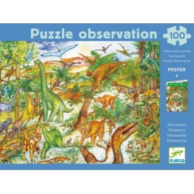 Puzzle Observación Dinosaurios | DJECO  DJECO