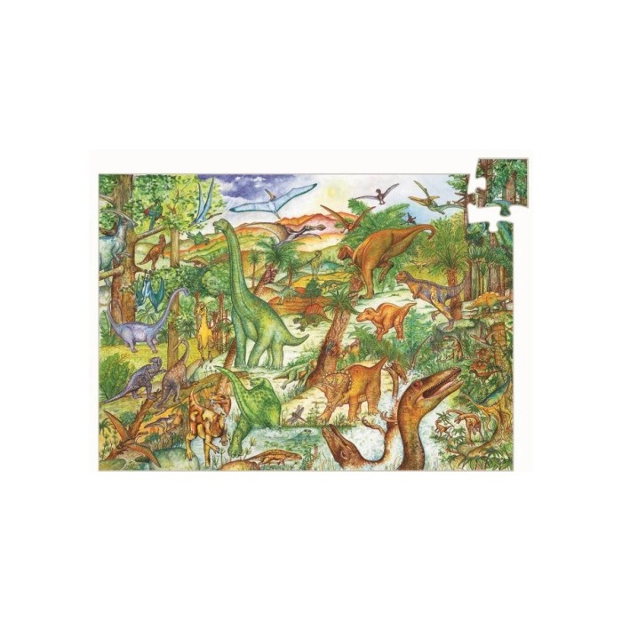 Puzzle Observación Dinosaurios | DJECO  DJECO