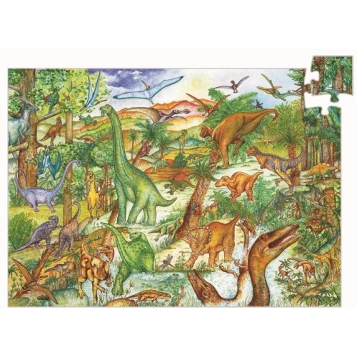 Puzzle Observación Dinosaurios | DJECO  DJECO