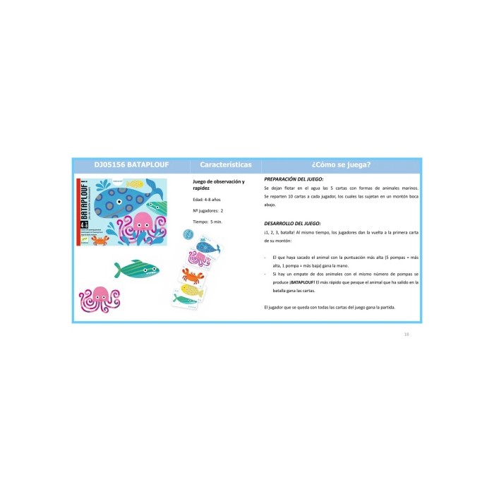 Cartas Bataplouf | DJECO  DJECO