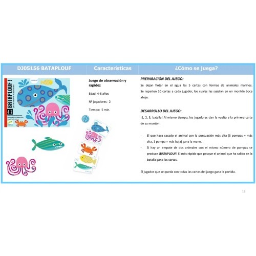 Cartas Bataplouf | DJECO  DJECO