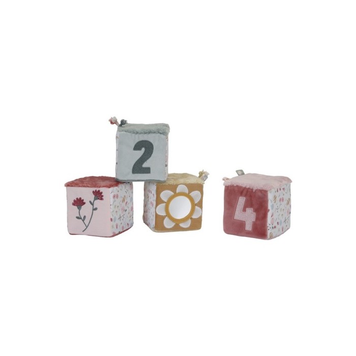 Cubos Blanditos Apilables Flores & Mariposas | LITTLE DUTCH  LITTLE DUTCH