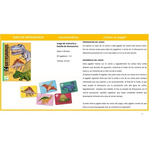 Joc Cartes Batasaurus | DJECO  DJECO