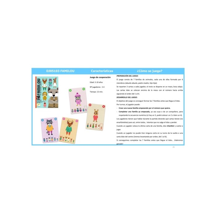 Juego Cartas Familou | DJECO  DJECO