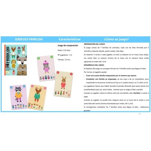 Juego Cartas Familou | DJECO  DJECO