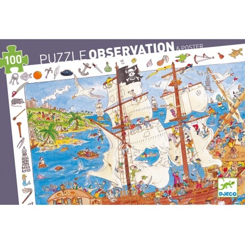 Puzzle Observación Piratas | DJECO  DJECO