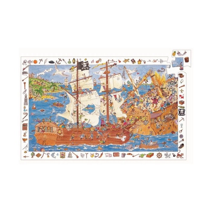 Puzzle Observació Pirates | DJECO  DJECO