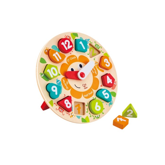Puzle Encajable Horas Inglés | HAPE  HAPE