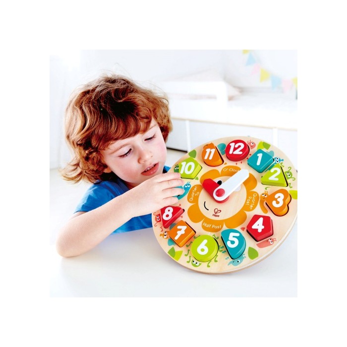 Puzle Encajable Horas Inglés | HAPE  HAPE