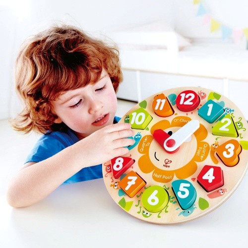 Puzle Encajable Horas Inglés | HAPE  HAPE