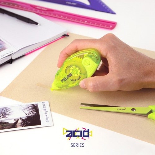 Pegamento en cinta 8,4 mm x 12 m serie Acid | MILAN  MILAN
