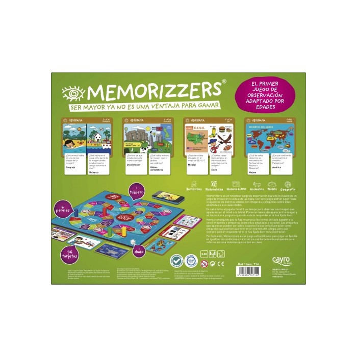 Memorizzers | CAYRO  Juegos Mesa