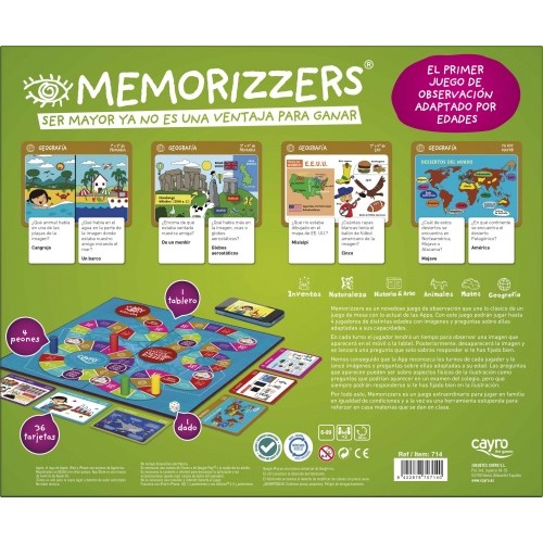 Memorizzers | CAYRO  Juegos Mesa