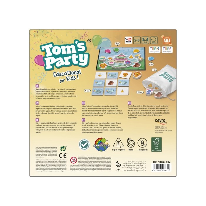 Tom's Party | CAYRO  Inicio