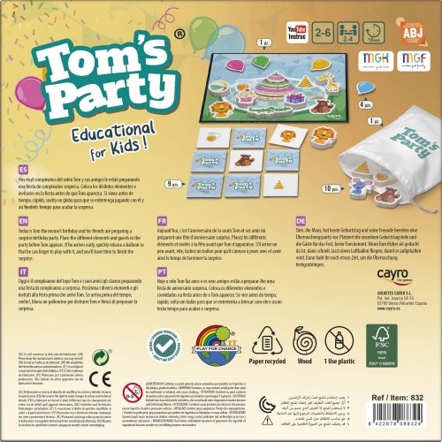 Tom's Party | CAYRO  Inicio
