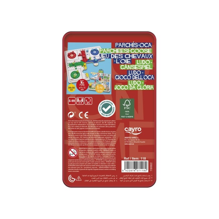 Parchís - Oca Edición Viaje | CAYRO  Inicio