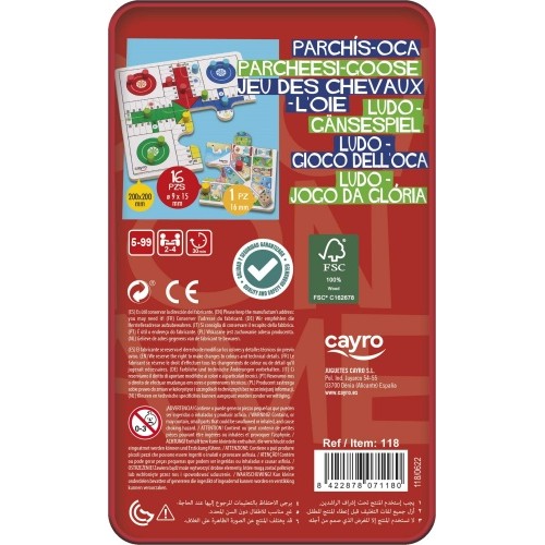 Parchís - Oca Edición Viaje | CAYRO  Inicio