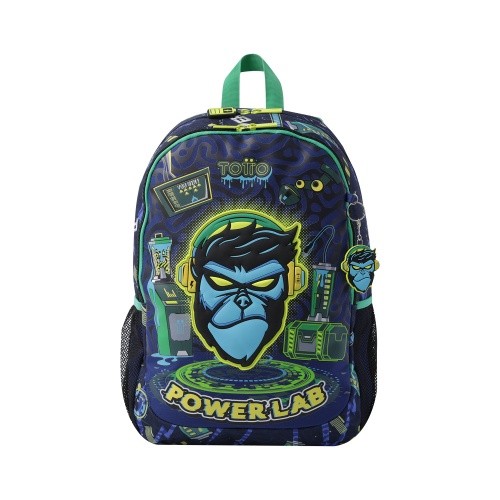 Mochila Escolar Infantil Kong Lab | TOTTO  En la Escuela