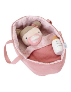 Muñeco de Peluche Bebé Rosa Little Dutch con Capazo