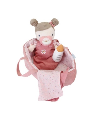 Nino de Peluix Nadó Rosa Little Dutch amb bressol