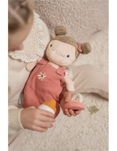 Muñeco de Peluche Bebé Rosa Little Dutch con Capazo
