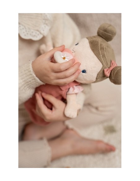 Nino de Peluix Nadó Rosa Little Dutch amb bressol