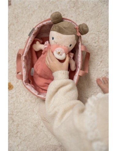 Nino de Peluix Nadó Rosa Little Dutch amb bressol