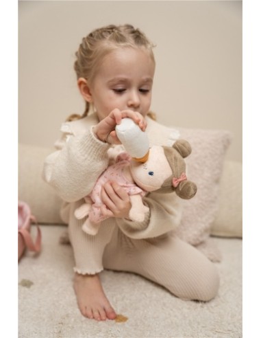 Nino de Peluix Nadó Rosa Little Dutch amb bressol