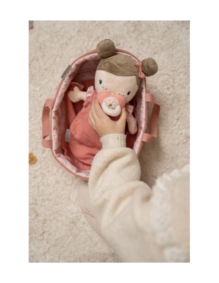 Nino de Peluix Nadó Rosa Little Dutch amb bressol