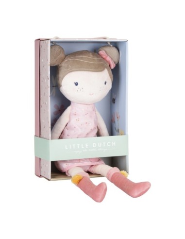 Nina de Tela Rosa Gran 50 cm Little Dutch | Peluix Suau