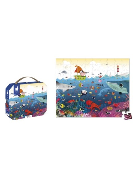 Puzle Món Submarí 100 Peces – Aventura Sota el Mar | Janod