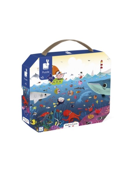 Puzle Món Submarí 100 Peces – Aventura Sota el Mar | Janod