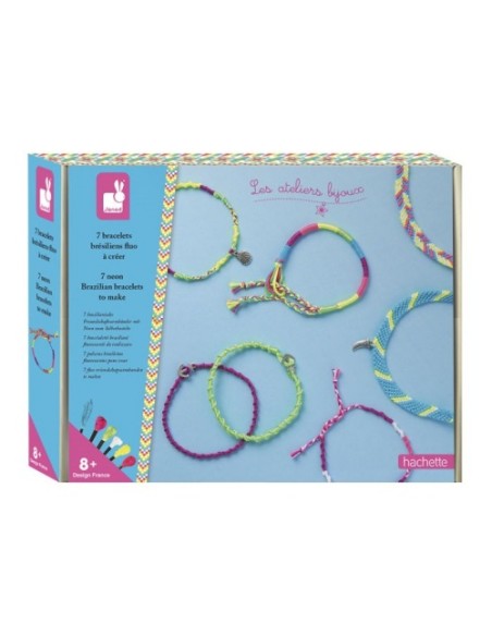 Polseres Brasileres Fluorescents Janod – Kit Creatiu per a Nens
