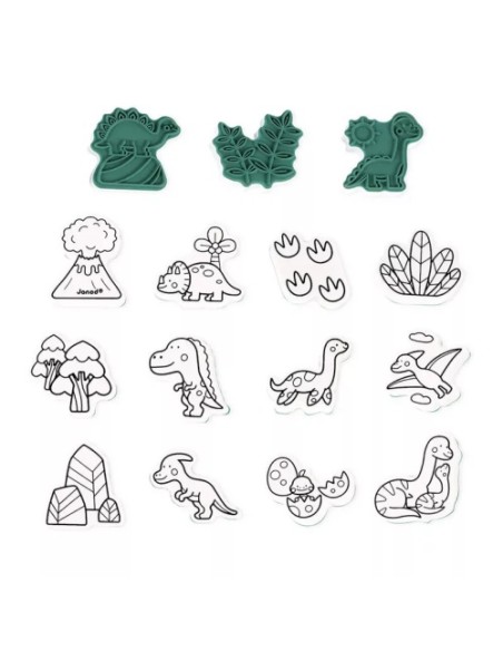Tampones Dinosaurios 15 Unidades | JANOD