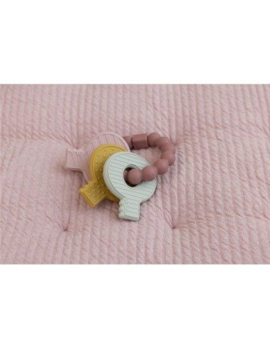 Mordedor de Silicona Rosa Little Dutch | Alivio para Bebés