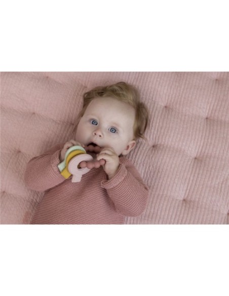 Mordedor de Silicona Rosa Little Dutch | Alivio para Bebés
