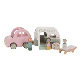 Set Coche y Caravana FSC Little Dutch – Juguete de Madera