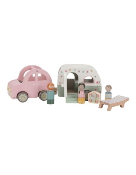 Set Cotxe i Caravana FSC Little Dutch – Joguina de Fusta
