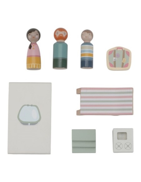Set Cotxe i Caravana FSC Little Dutch – Joguina de Fusta