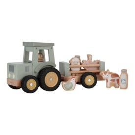 Tractor de Madera con Remolque Little Dutch | Juguete Granja
