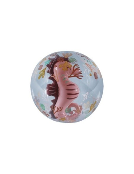 Pelota Playa 3D Oceans Dreams Rosa | LITTLE DUTCH