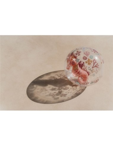 Pelota Playa 3D Oceans Dreams Rosa | LITTLE DUTCH