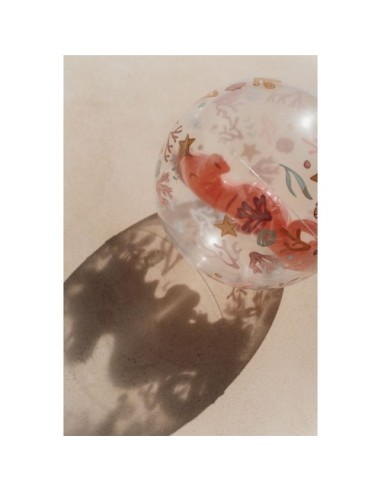 Pelota Playa 3D Oceans Dreams Rosa | LITTLE DUTCH